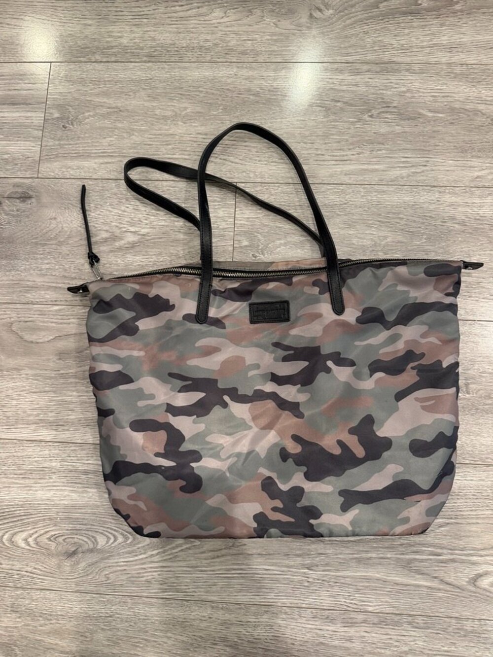 Rebecca Minkoff Camo Nylon Tote Bag – Weather-Proof & Travel Ready